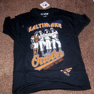 New Adult Large Baltimore Orioles Kiss T-shirt